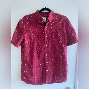 Red Casual American Eagle Shirt